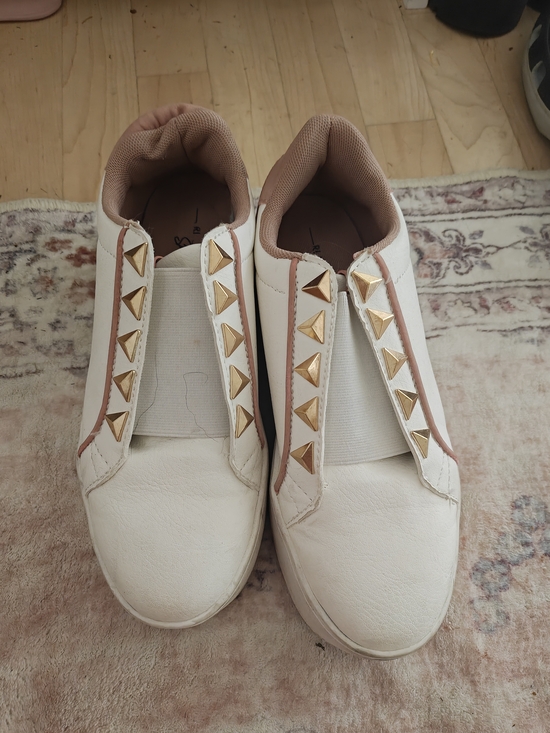 River Island Shoes - Riber island Slip-On Sneakers with Gold Studs